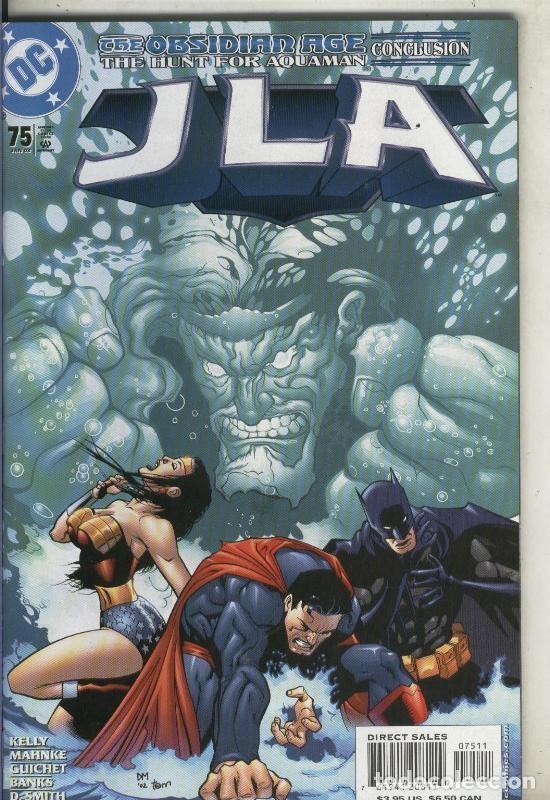 C&oacute;mics: JLA numero 75: The Obsidian Age conclusion - Kelly-Mahnke-Guichet