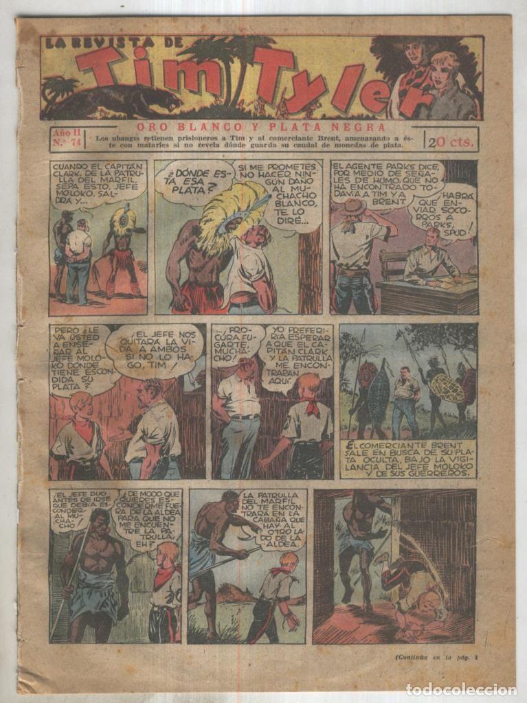 Comics: Tim Tyler de Hispano Americana numero 074 (procede de tomo desencuadernado) - Varios