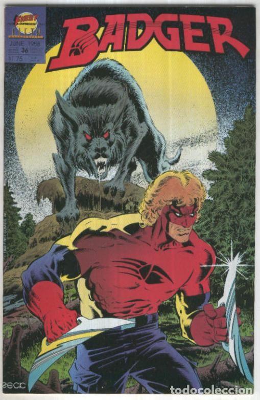 Comics: BADGER, Vol.1 No.36: Garden Party (First Comics 1988) - Mike Baron