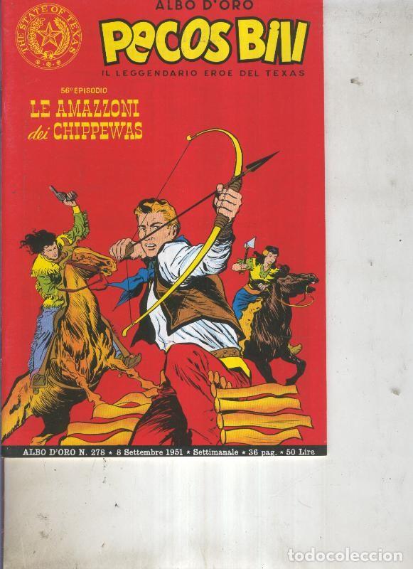Comics : Pecos Bill numero 278 Le amazzoni dei Chippewas - Guido Martina