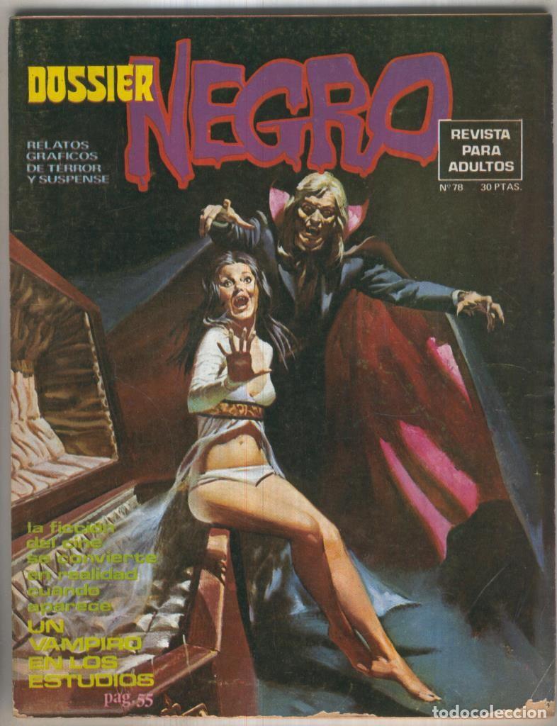 C&oacute;mics: Dossier Negro numero 078 (numerado 1 en primera pagina interior) - varios