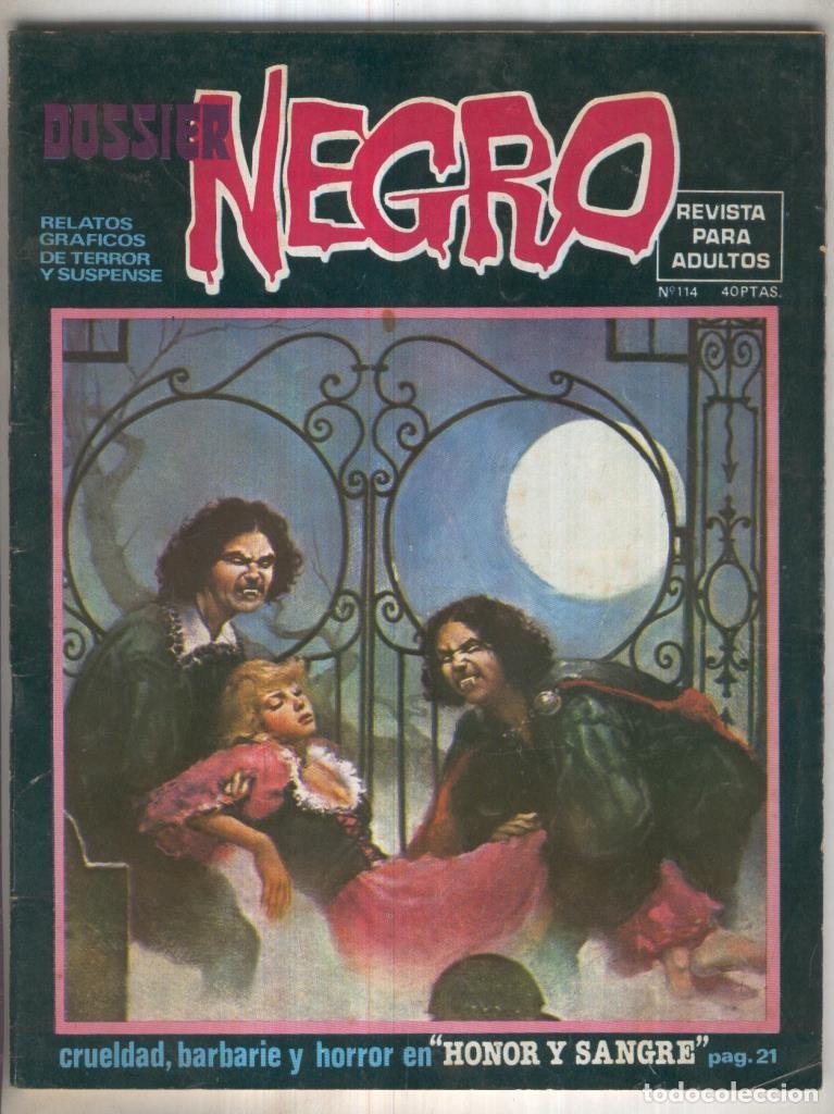 C&oacute;mics: Dossier Negro numero 114 (numerado 1 en trasera) - Varios - Foto 1
