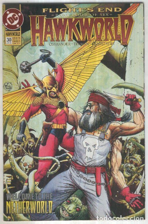 C&oacute;mics: HAWKWORLD, Vol.3 No.30: Flights End, 4 (DC 1993) - John Ostrander