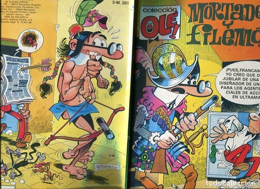 Fumetti: Coleccion Ole numero 3-M.201: Mortadelo y Filemon (numerado 2 en trasera) - Iba&ntilde;ez