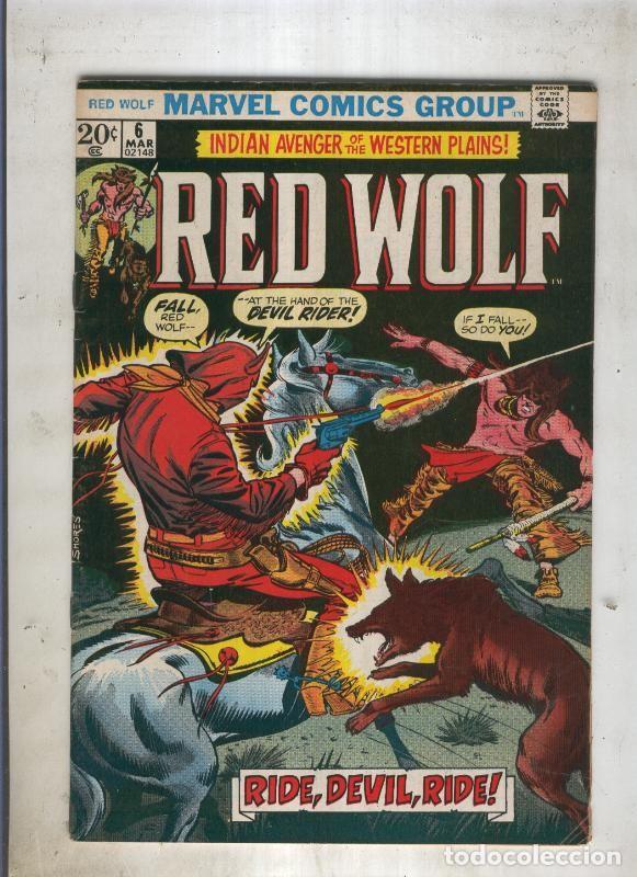 C&oacute;mics: RED WOLF edicion 1972 numero 06 - Stan Lee