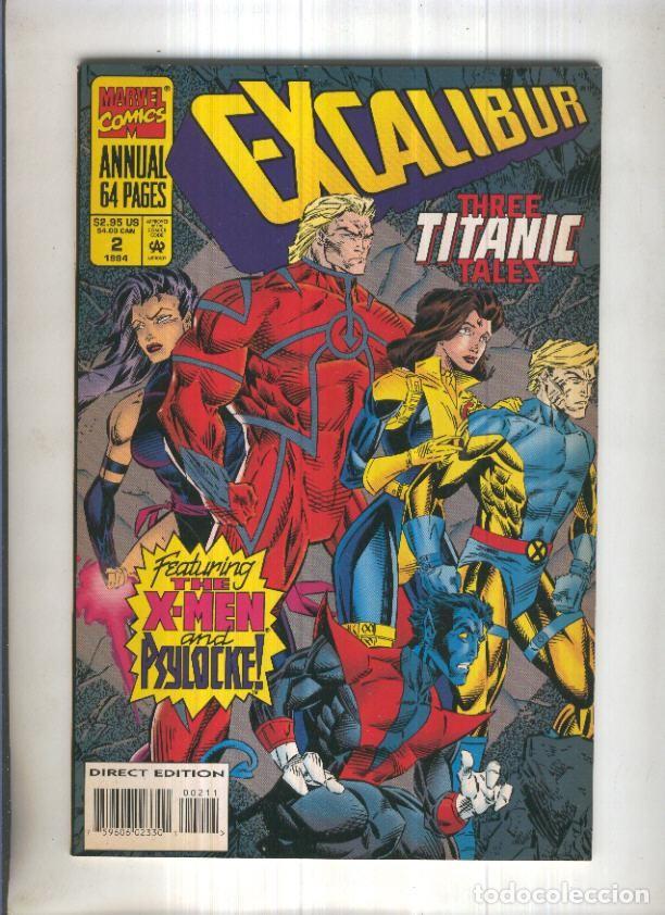 C&oacute;mics: EXCALIBUR ANNUAL 2 1994 Vol.1: Three Titanic Tales (Marvel 1993) - Scott Lobdell