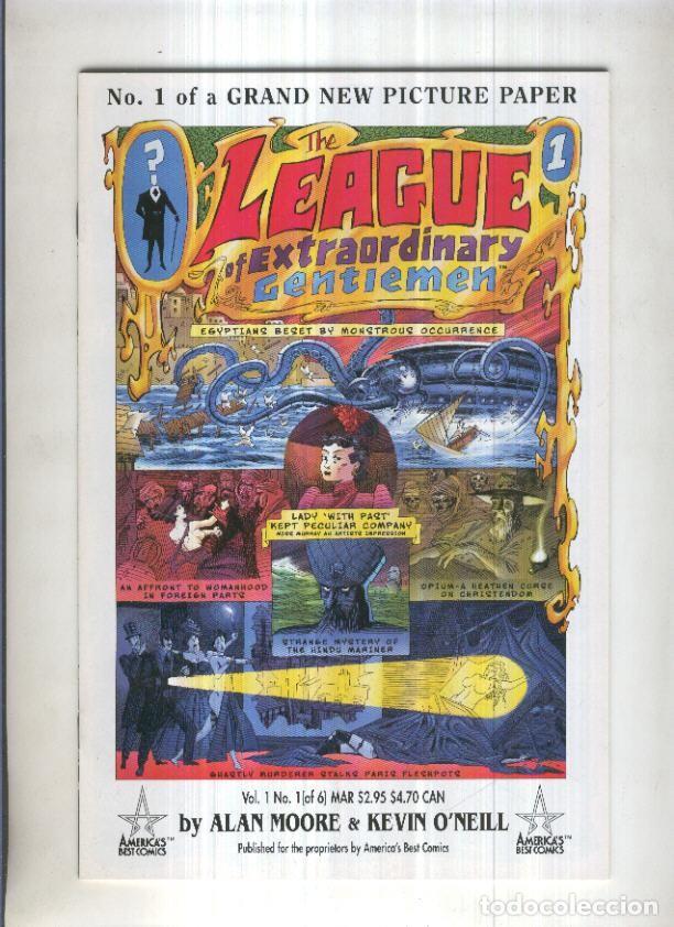 Comics: THE LEAGUE OF EXTRAORDINARY GETLEMEN Vol.1: Numero 01 (ABC 1999) - Alan Moore