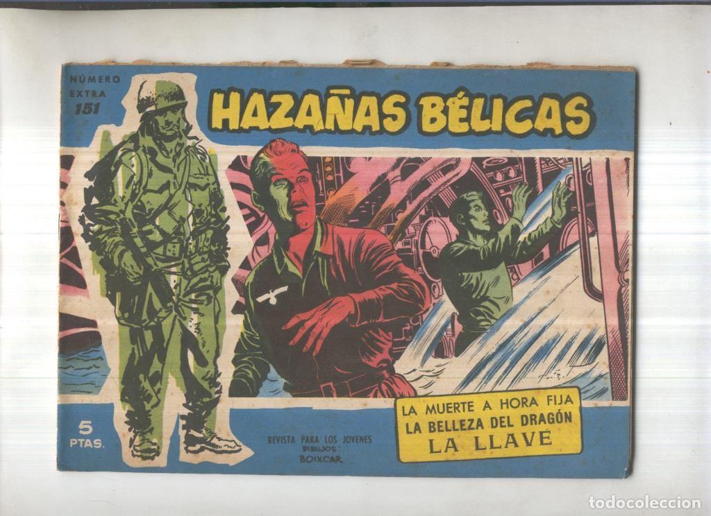Fumetti: Haza&ntilde;as Belicas Azules numero 151:La muerte a hora fija-La belleza del dragon -la llave - Boixcar