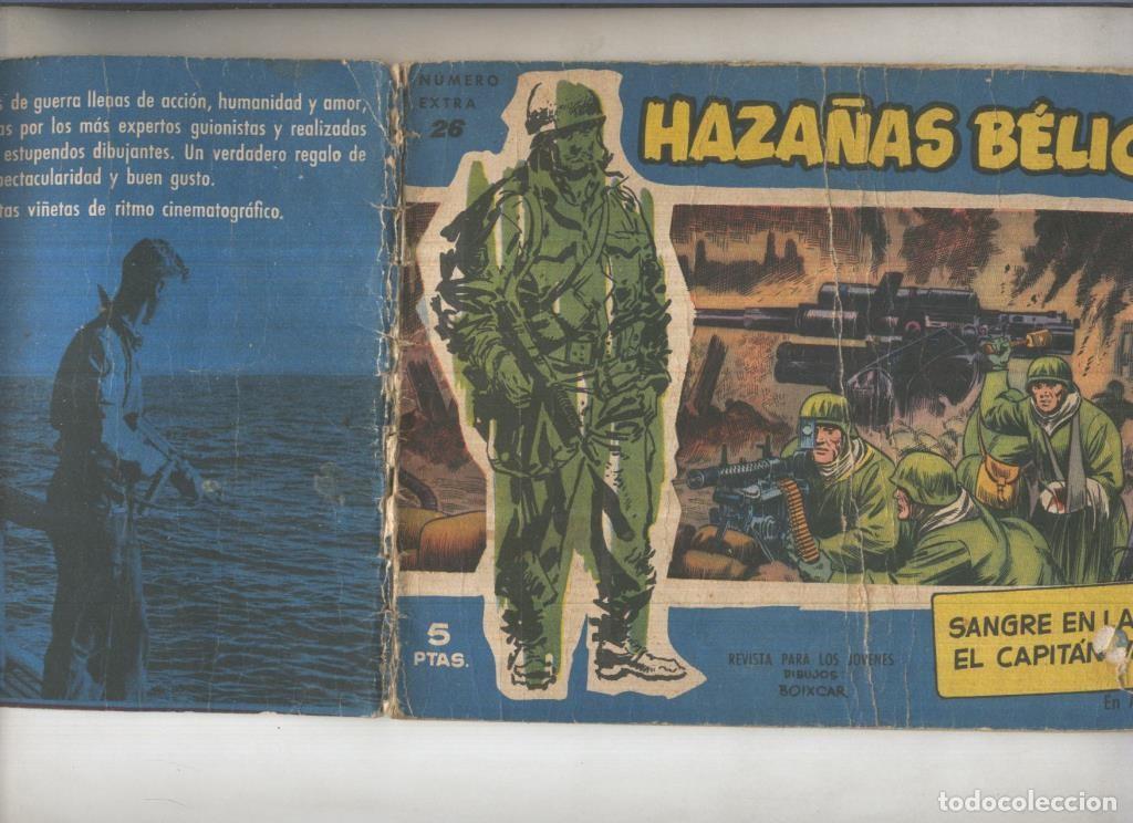 Comics: Haza&ntilde;as Belicas Azules numero 026: numerado 3 en interior cubierta - Boixcar