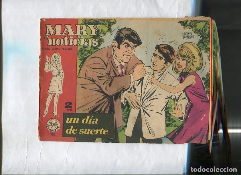 Comics: Mary Noticias numero 108: trasera foto de Clint Walker (cheyene) - Roy Mark-Carmen barbara