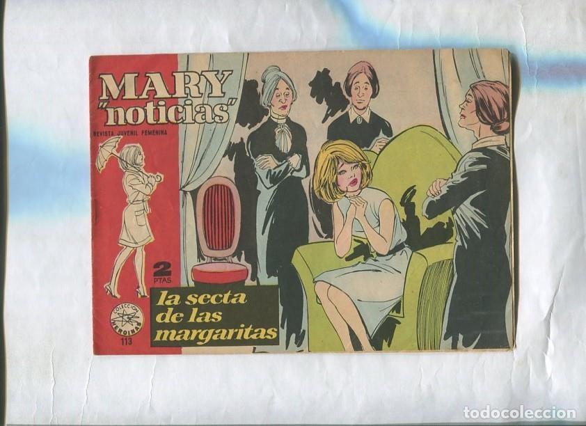Fumetti: Mary Noticias numero 113: trasera foto de Manuel Gil - Roy Mark-Carmen barbara