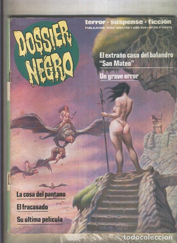 Comics: Dossier Negro numero 211 (numerado 4 en trasera) - Varios