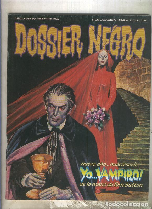 C&oacute;mics: Dossier Negro numero 183 (numerado 1 en trasera) - Varios - Foto 1