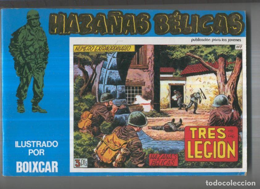 C&oacute;mics: HAZA&Ntilde;AS BELICAS EXTRA, No.12: Tres de la Legion (Retapado) - Boix-Car