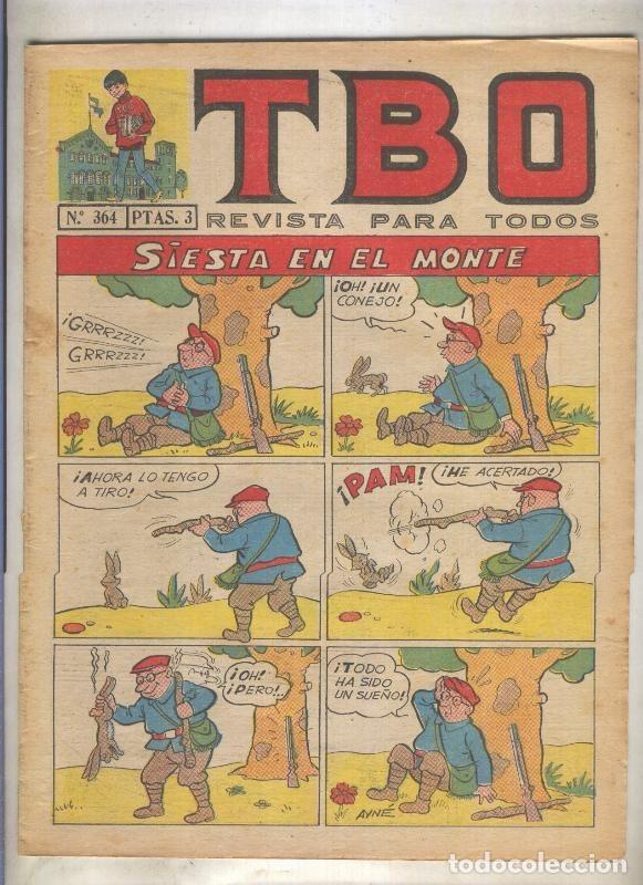 Comics: TBO numero 364: Siesta en el monte (ayne), (numerado 2 en trasera) - Varios