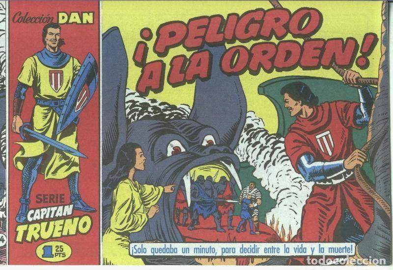 Comics: El Capitan Trueno facsimil El Periodico numero 024: Peligro a la orden - Ambros