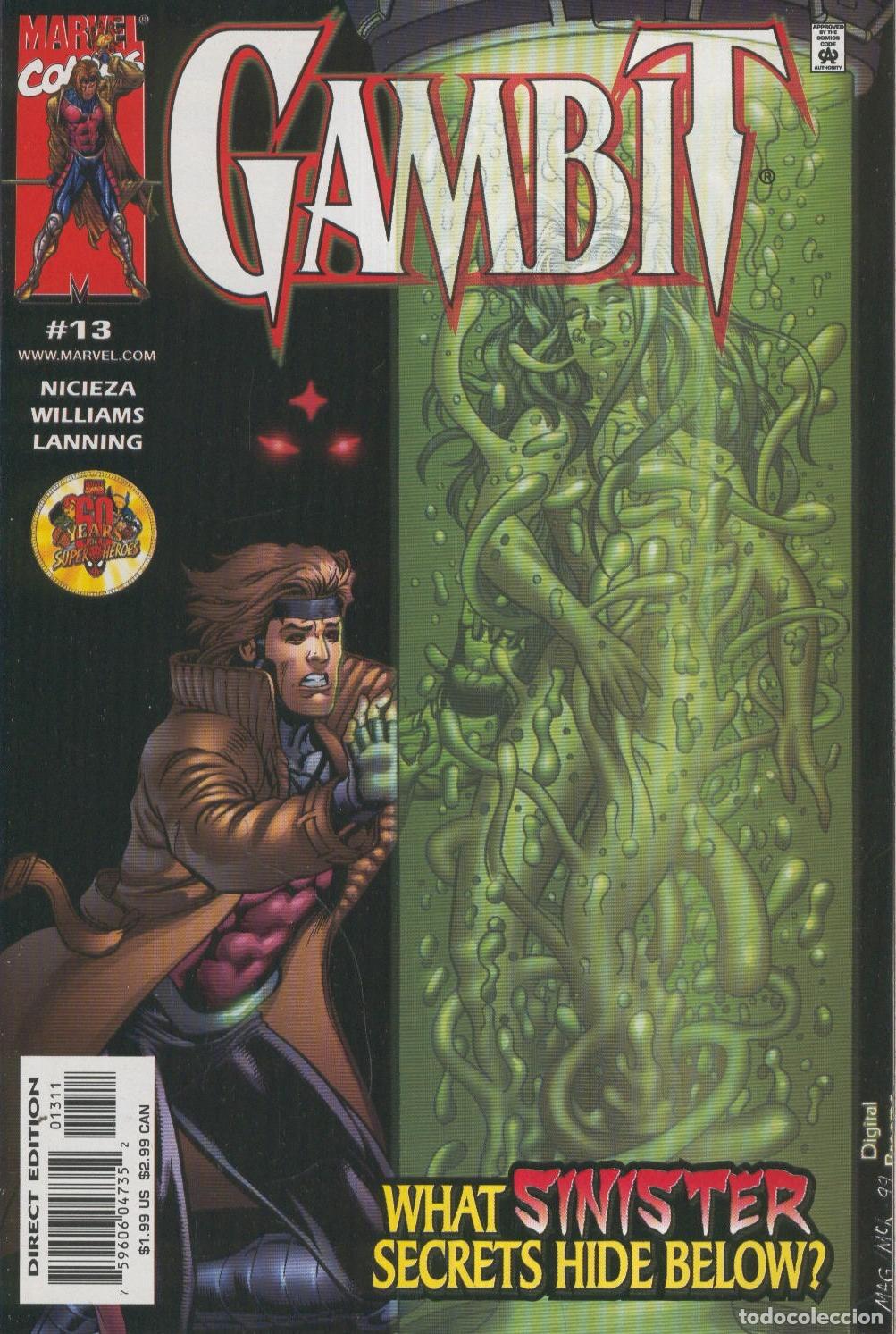 Fumetti: GAMBIT Vol.2 Numero 13: What Sinister secrets hide Below - Fabian Nicieza