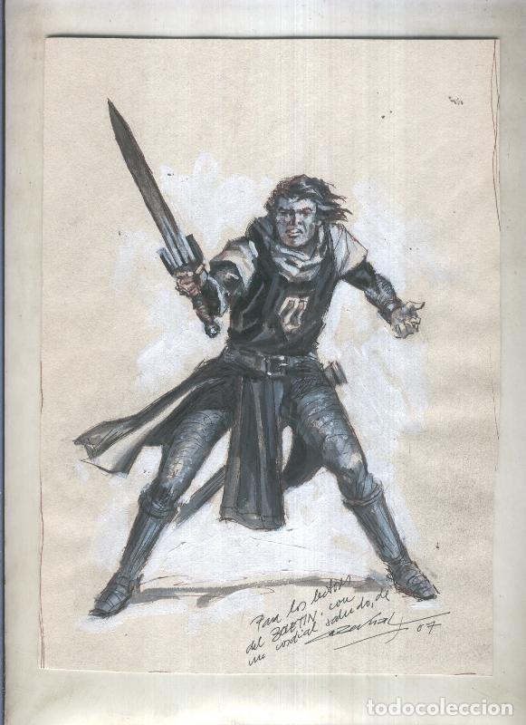 C&oacute;mics: Dibujo de Antonio Bernal: El Capitan Trueno - Varios