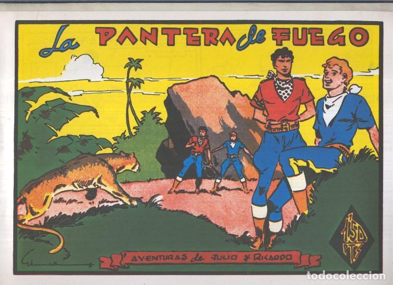 C&oacute;mics: Facsimil Julio y Ricardo: La pantera de fuego - Marculeta - Foto 1