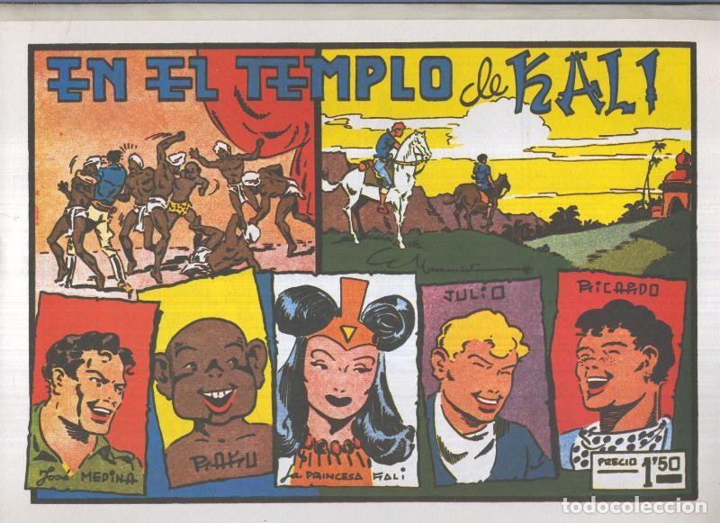 C&oacute;mics: Facsimil Julio y Ricardo: En el templo de Kali - Marculeta - Foto 1