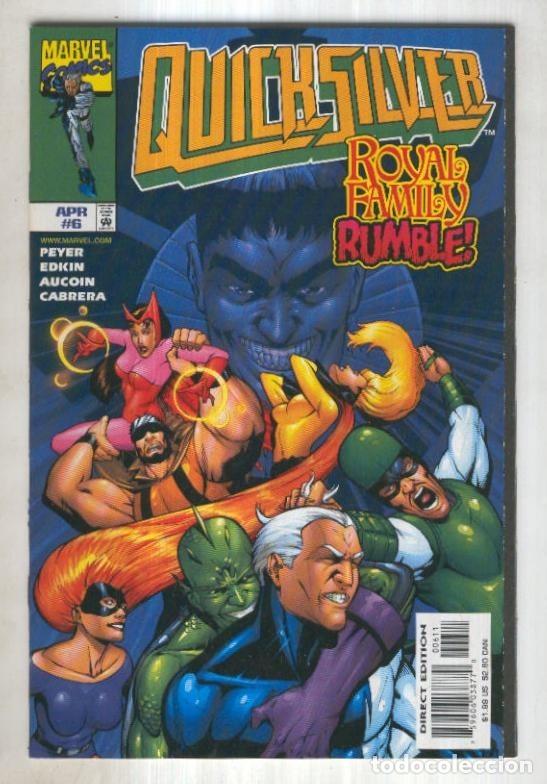 C&oacute;mics: QUICKSILVER Vol.1, No.06: Mists and Tempests (Marvel 1998) - Tom Peyer - Foto 1