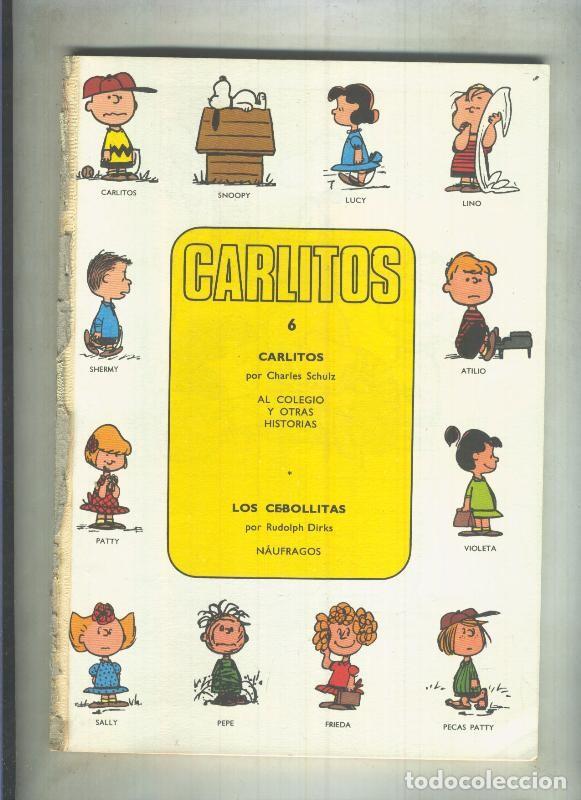 Comics: Carlitos y los Cebollitas numero 06 (no conserva la cubierta) - Charles M.Schulz y Rudolph Dirks