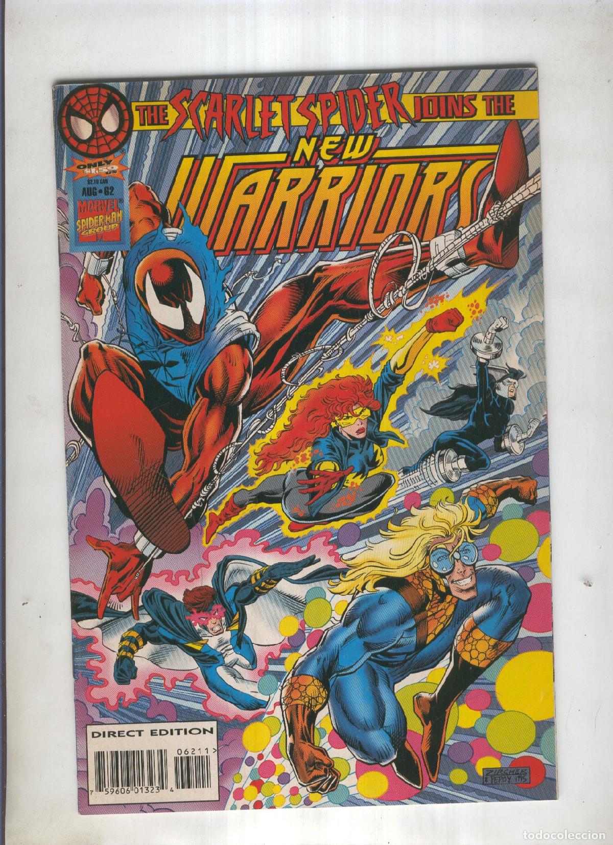 Fumetti: THE NEW WARRIORS Numero 62: The scarlet spider joins the - PATRICK ZIRCHER