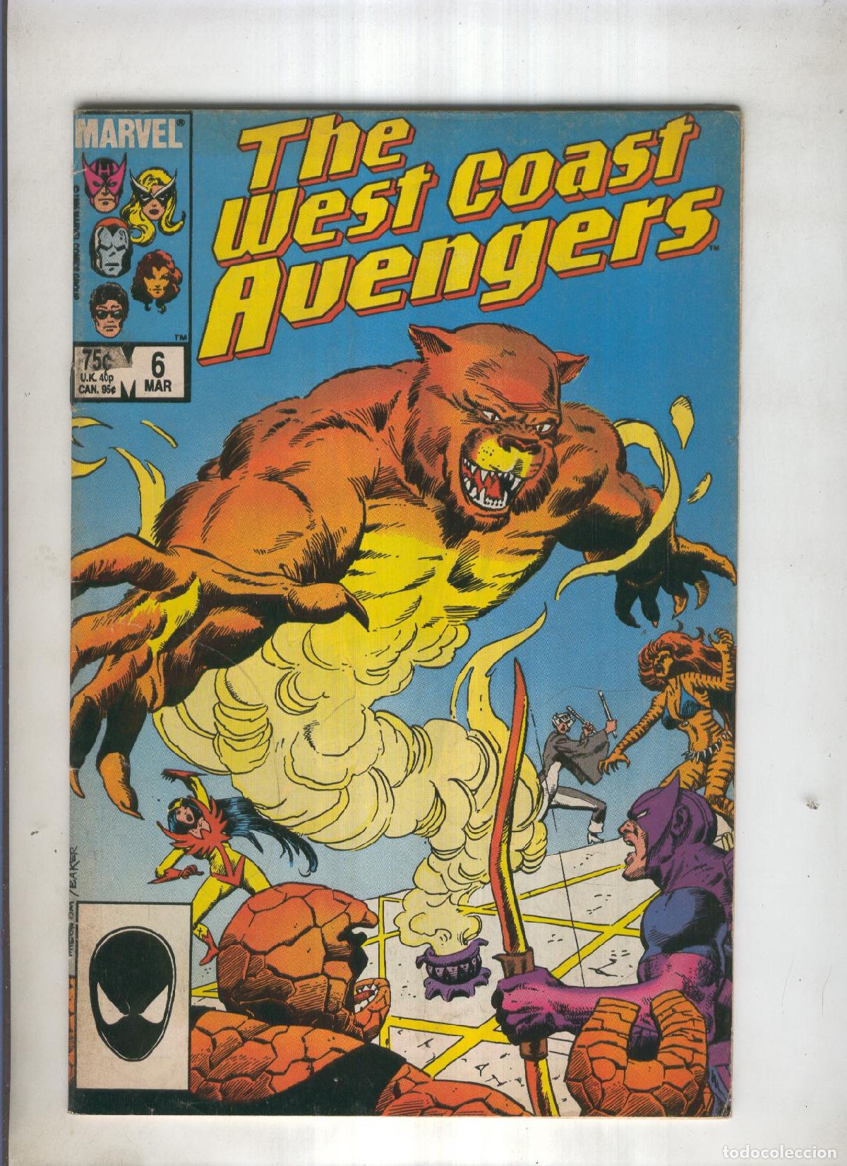 C&oacute;mics: WEST COAST AVENGERS vol2 Numero 06: Quest for cats - KYLE BAKER