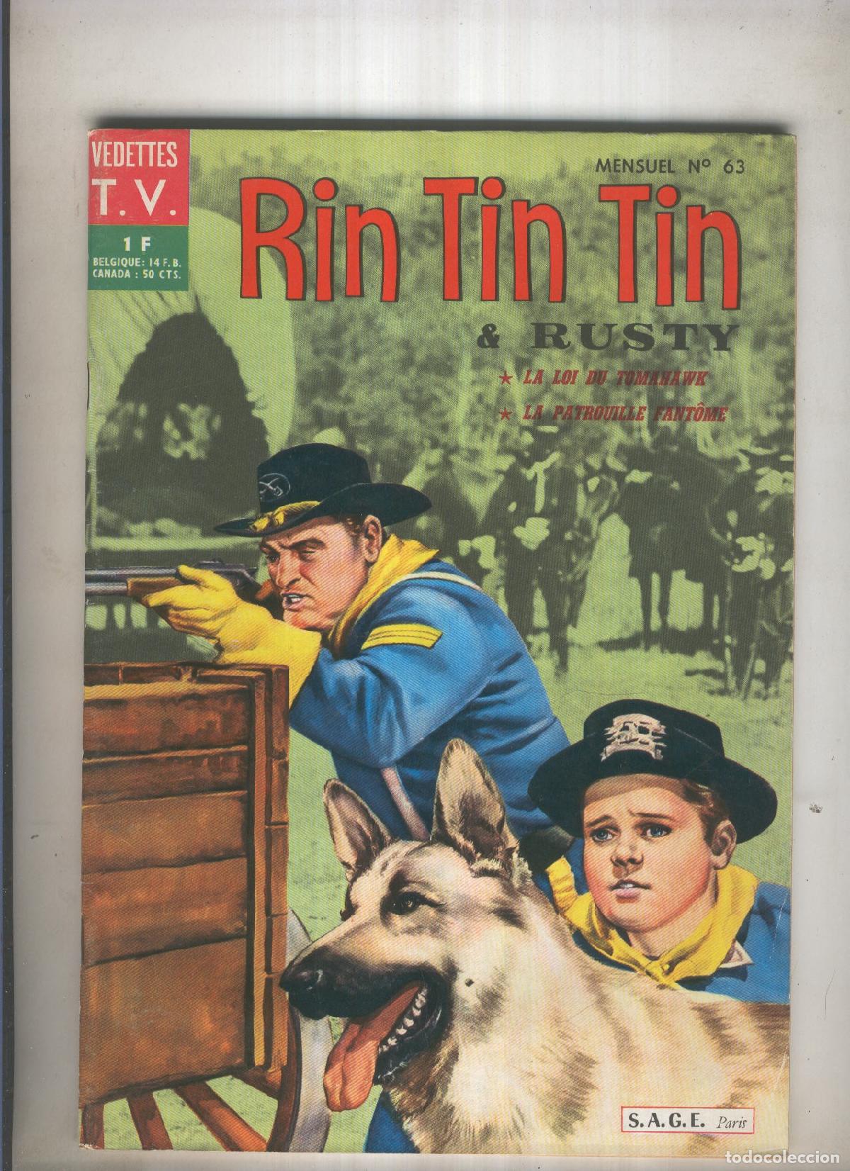 C&oacute;mics: RIN TIN TIN ET RUSTY Numero 063: La loi du Tomahawk - VARIOS - Foto 1