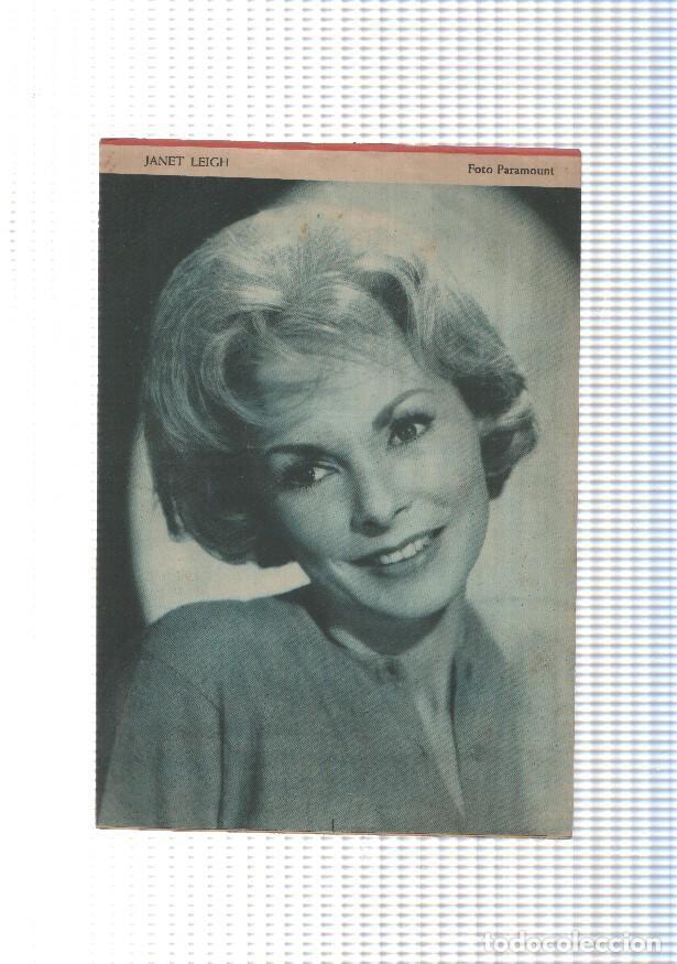 Comics: Mary Noticias numero 071: trasera foto artista Janet Leigh - Roy Mark-Carmen barbara