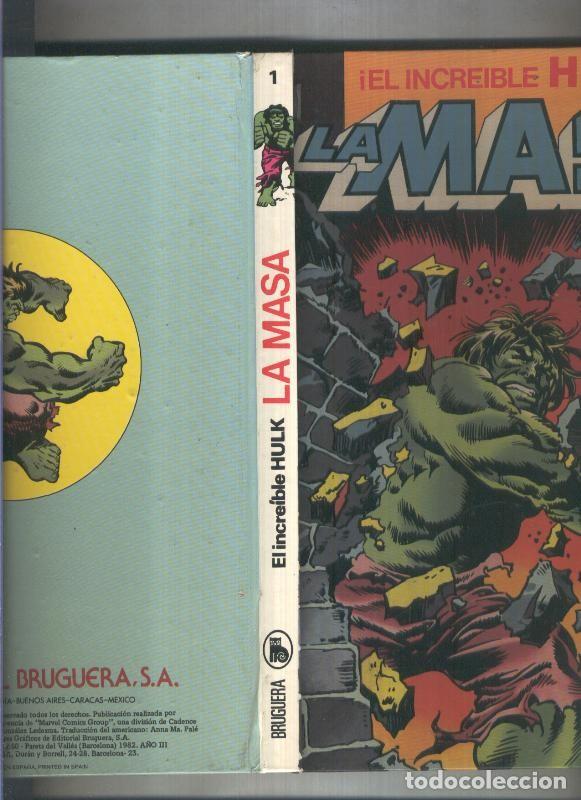 C&oacute;mics: El Increible Hulk: La Masa (numerado 2 en interior cubierta) - Varios - Foto 1