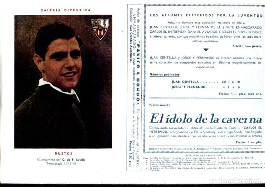 C&oacute;mics: La expedicion Rawson (trasera cromo de Bustos del Sevilla) - Varios - Foto 2
