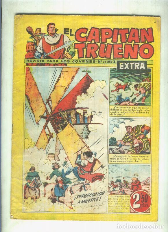 C&oacute;mics: El Capitan Trueno Extra numero 032 (numerado 3 en trasera) - varios - Foto 1
