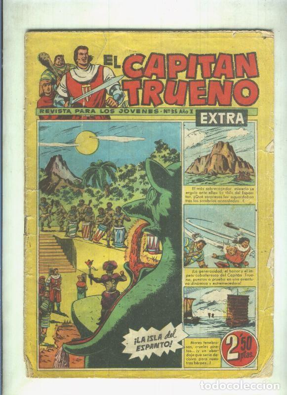 C&oacute;mics: El Capitan Trueno Extra numero 035 (numerado 2 en trasera) - Varios - Foto 1
