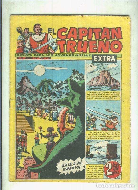C&oacute;mics: El Capitan Trueno Extra numero 035 (numerado 4 en trasera) - Varios - Foto 1