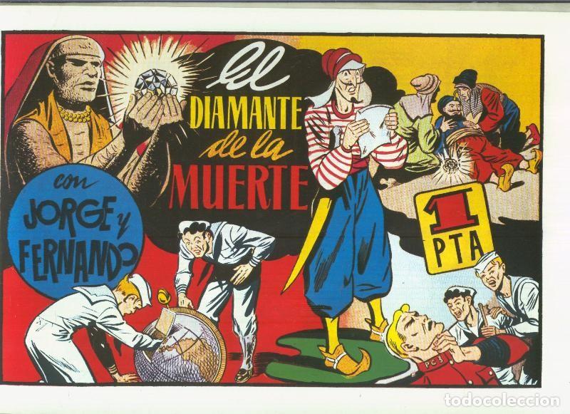 Comics: Facsimil: Jorge y Fernando serie la Marina: El diamante de la muerte - Lyman Young