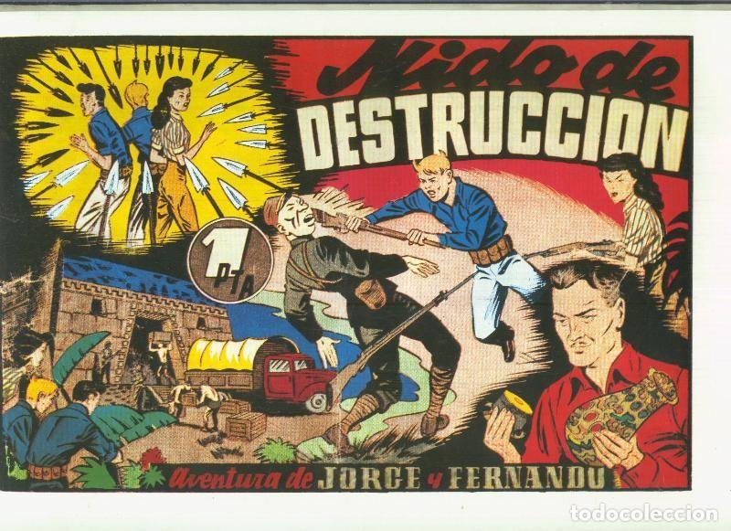 C&oacute;mics: Facsimil: Jorge y Fernando serie la Marina: Nido de destruccion - Lyman Young