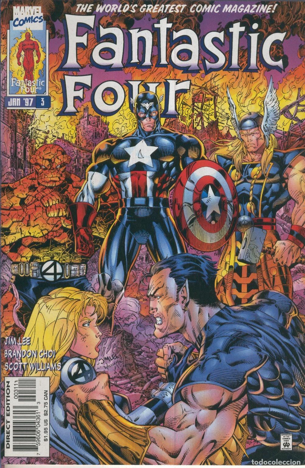 C&oacute;mics: FANTASTIC FOUR Vol.02 Numero 03 - Jim Lee - Foto 1