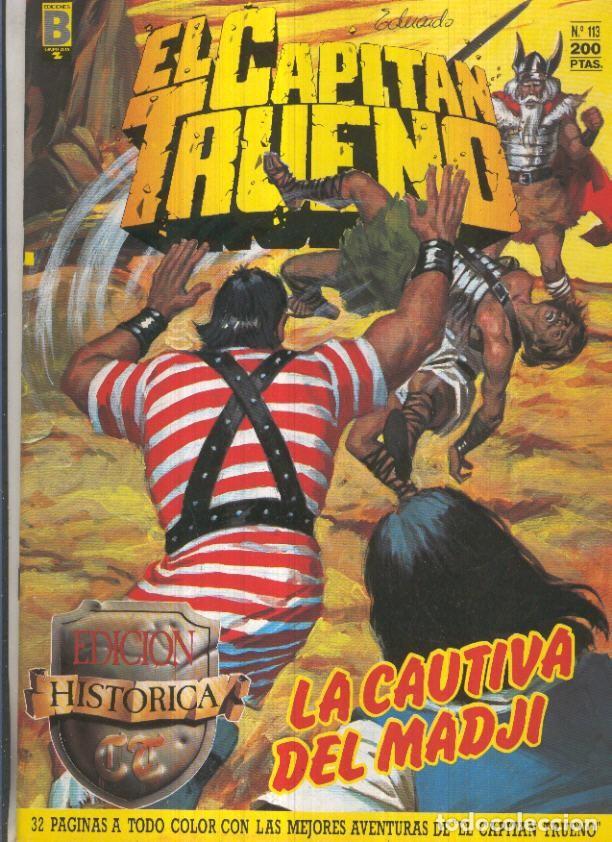 Comics: Edicion Historica El Capitan Trueno numero 113: La cautiva del Madji - Victor Mora-Ambros-Pardo, etc