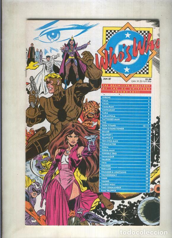 C&oacute;mics: Who&acute;s Who volumen 23 de enero 1987 - Varios - Foto 1