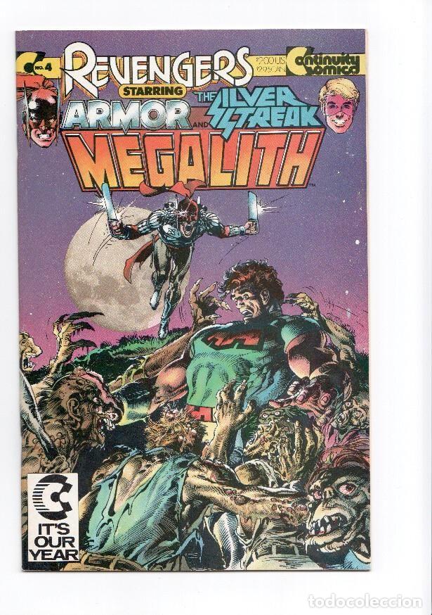 Comics: REVENGERS: Featuring MEGALITH, Vol.1: Numero 04 (Continuity Comics 1985) - Neal Adams