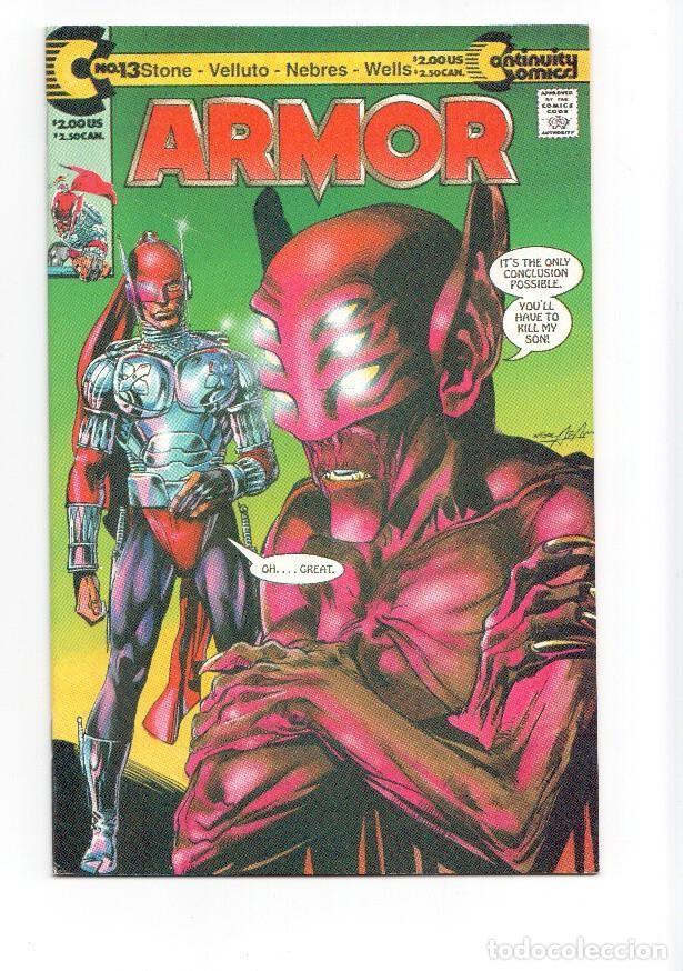 Fumetti: ARMOR, Vol.1 Numero 13: A Splash of Scarlet (Continuity Comics 1992) - Neal Adams