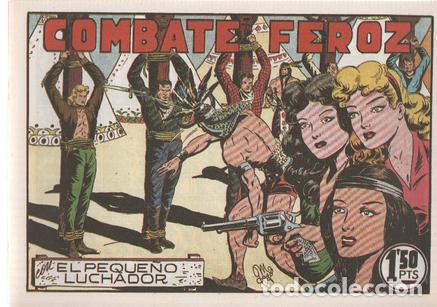 C&oacute;mics: Facsimil: El Peque&ntilde;o Luchador numero 043: Combate feroz - Manuel Gago