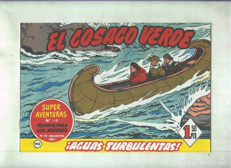 Comics: Facsimil de Ediciones B: El Cosaco Verde numero 090: Aguas turbulentas - Victor Mora-Fernando Costa