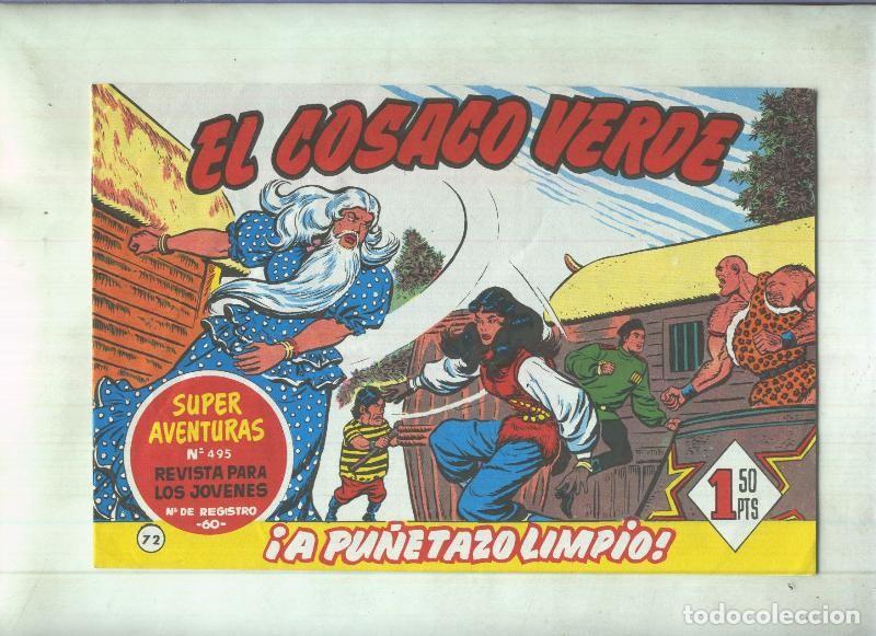 Fumetti: Facsimil de Ediciones B: El Cosaco Verde numero 072: A pu&ntilde;etazo limpio - Victor Mora-Fernando Costa