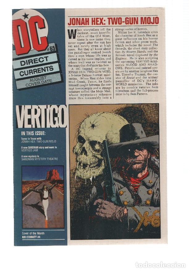 C&oacute;mics: DC DIRECT CURRENTS, Numero 65: AUGUST 1993 - VARIOS - Foto 1