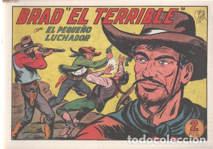 C&oacute;mics: Facsimil: El Peque&ntilde;o Luchador numero 180: Brad el terrible - Manuel Gago