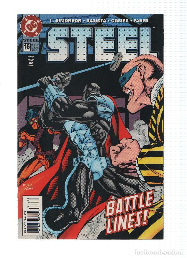 C&oacute;mics: STEEL, Volume 1, Numero 16: Rabbit Run (DC Comics) - Jon Bogdanove - Foto 1