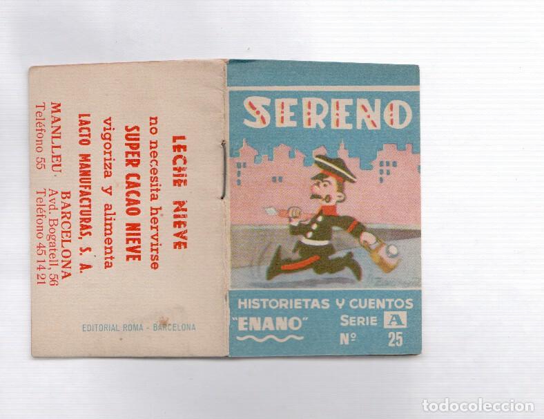 Comics: Historietas y Cuentos Enano serie A numero 25: Sereno - varios