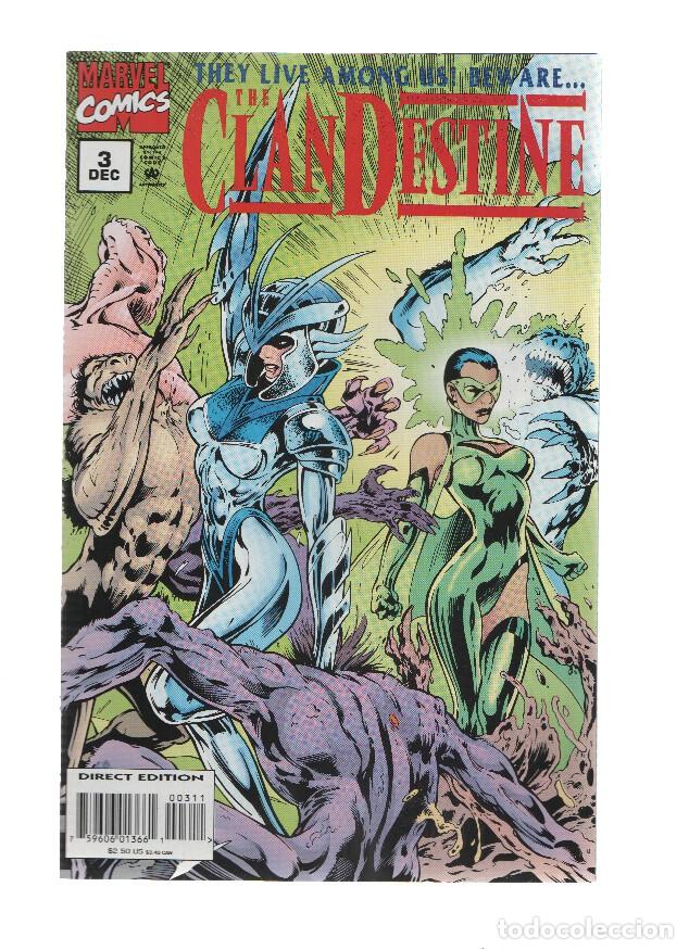 Comics: THE CLANDESTINE, Volume 01 Numero 03: Sefilsh Genes (Marvel Comics) - Alan Davis